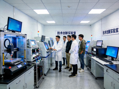 技术创新实验室内部照片 - 展示研发设备和团队工作场景