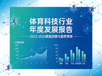 体育科技行业年度发展报告封面图片 - 展示数据图表和趋势分析