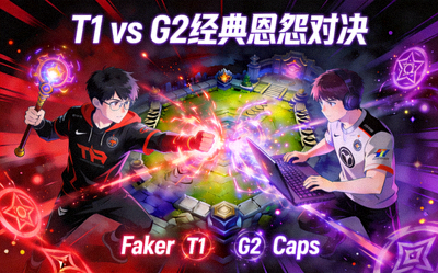 T1与G2经典恩怨对决，Faker与Caps符文能量碰撞